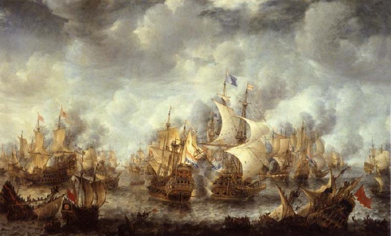 REMBRANDT Harmenszoon van Rijn The Battle of Ter Heide,10 August 1653 oil painting picture
